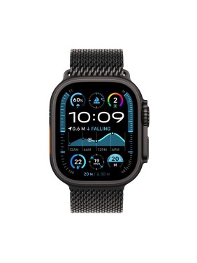 Apple Watch Ultra 2 GPS + Cellular 49mm Black Titanium Case with Black Titanium Milanese Loop - L