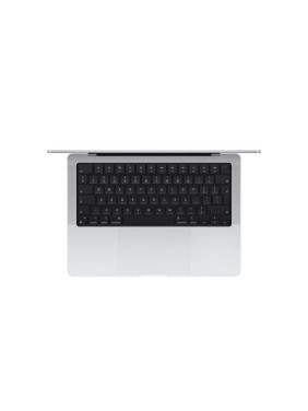 14" MacBook Pro: M4 chip, 16GB RAM, 512GB SSD with 10‑core CPU and 10‑core GPU, Arabic/English Keyboard - Silver
