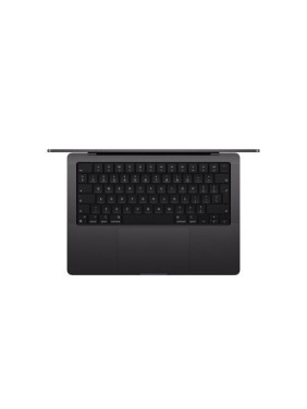 14" MacBook Pro: M4 Pro chip, 24GB RAM, 512GB SSD with 12‑core CPU and 16‑core GPU, Arabic/English Keyboard - Space Black